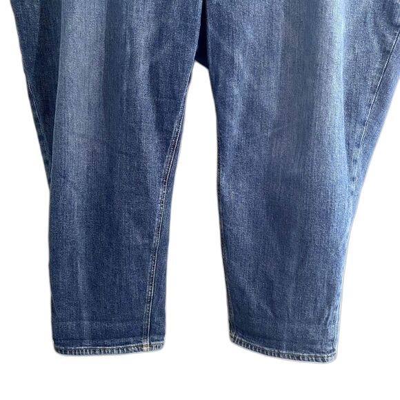 Old Navy Extra High-Rise Sky-Hi Straight Leg Jeans Button Fly Plus Size 28‎ - Picture 5 of 9